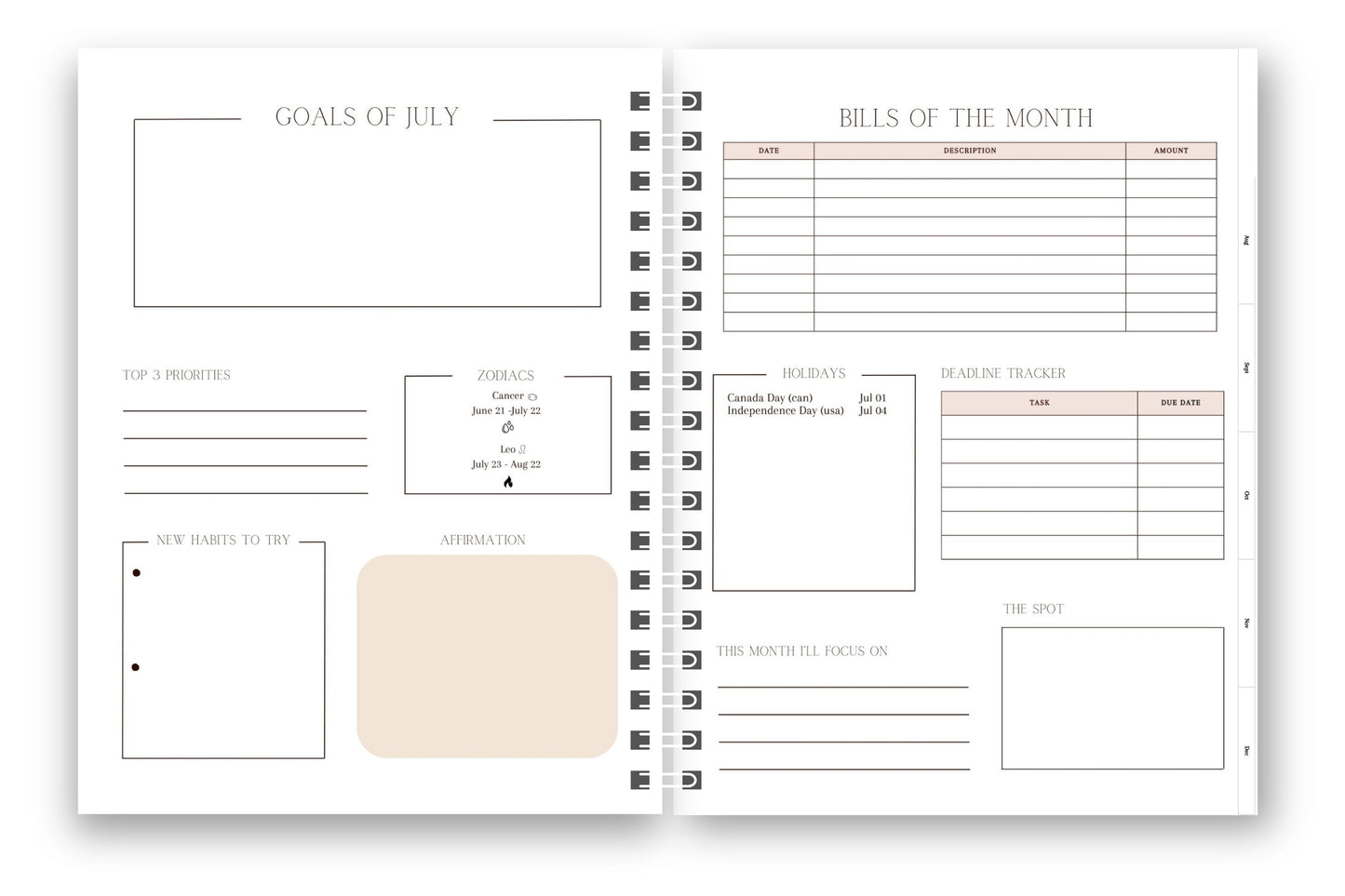 Legacy Planner 6 Month