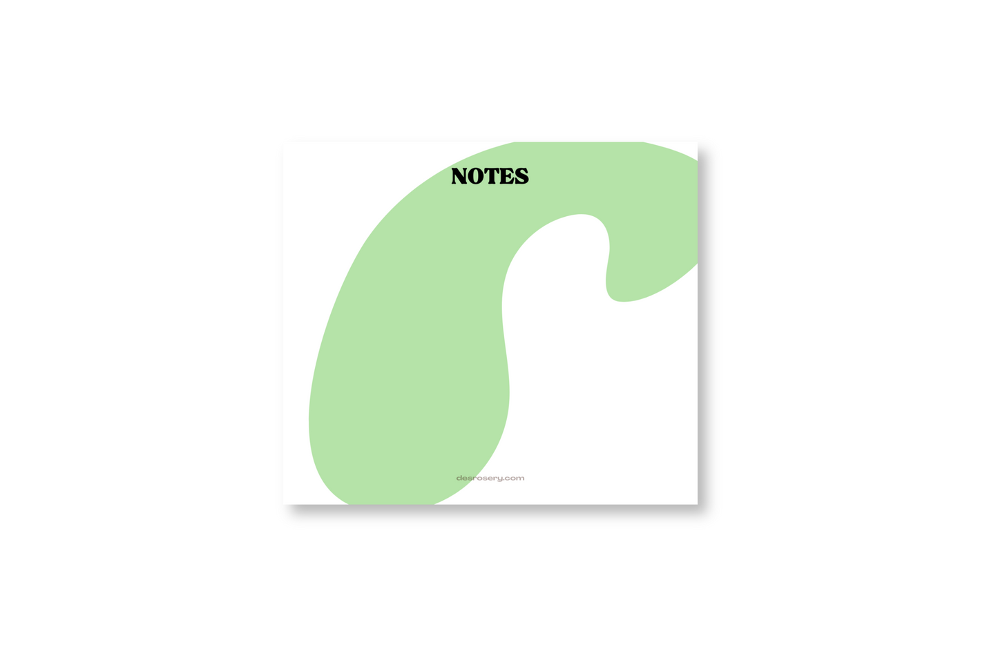 Matcha Powder Memo Pad