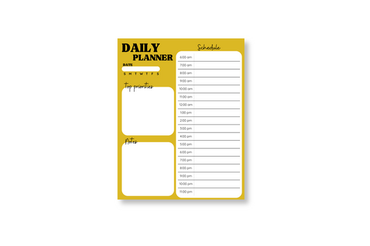 Fall-ing Leaves Daily Planner Pad