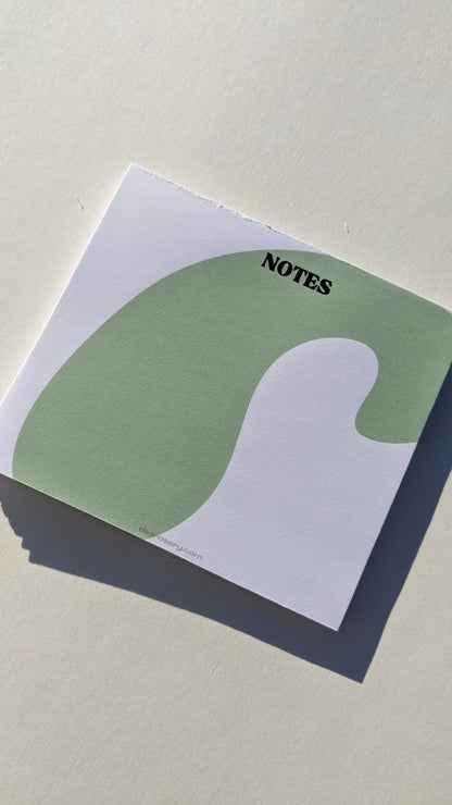 Matcha Powder Memo Pad