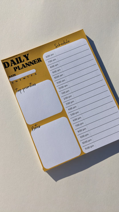 Fall-ing Leaves Daily Planner Pad